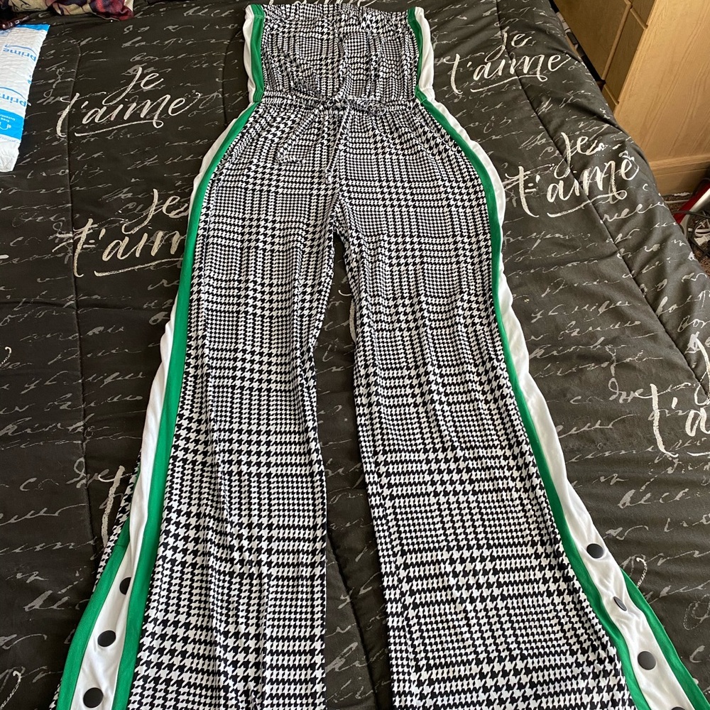 Plaid Jumpsuit